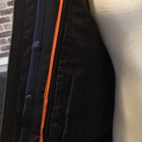 Distressed brown motorcycle jacket Men